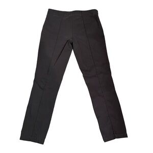 STUDIO PETITE Black stitch creased women's Peg leg pants EUC